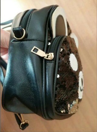 Borsa/Zainetto Orsetto Nero e bianco