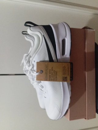 Nike Air Max Zapatillas Hombre Blancas Negras