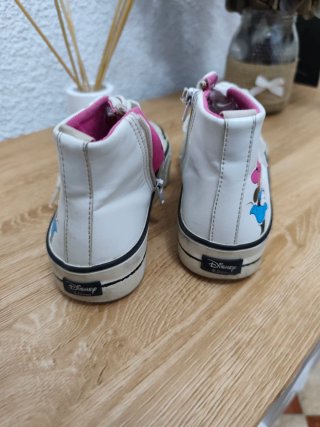 Zapatillas Blancas Minnie Mouse Niña