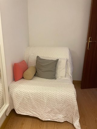 Sofá Cama Individual con Ruedas