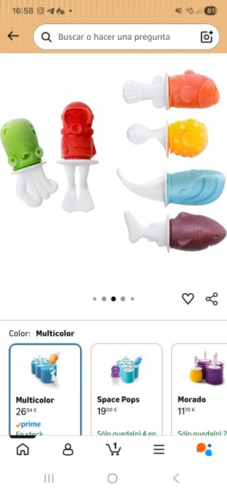 Molde Helados Zoku Oceano