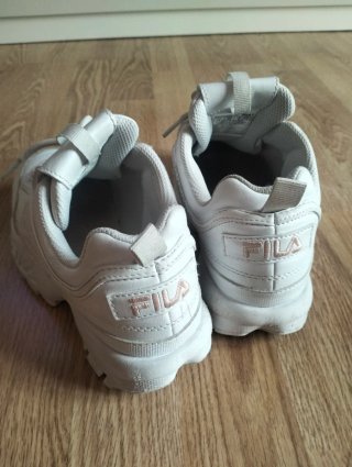 Zapatillas Fila Blancas de plataforma