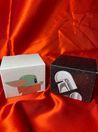 Tazas Mandalorian y Grogu (Baby Yoda) x2