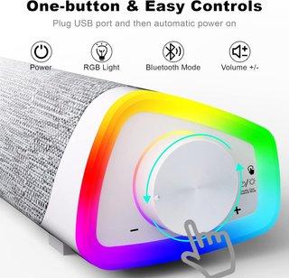 Altavoces bluetooth usb barra sonido portátil