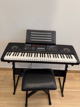 Piano Rock Jam RJ761 con banco y funda