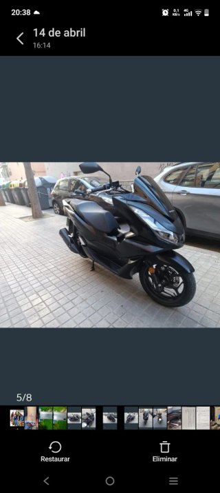 Honda PCX 125cc Negra 14.800k