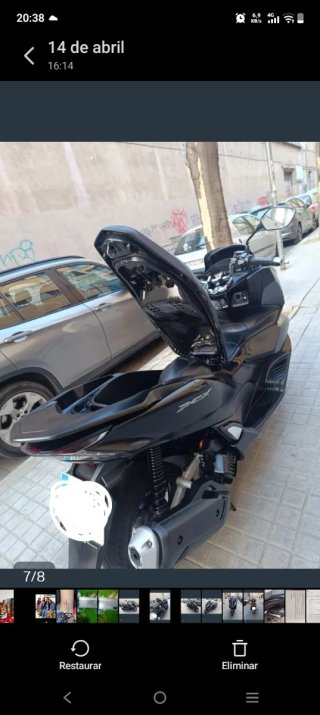 Honda PCX 125cc Negra 14.800k