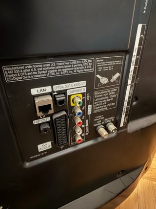 Televisión LG 47 Negra
