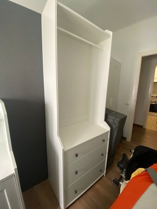 Armario Blanco Ikea con Cajones