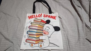 Borsa tote shopper Hello Spank