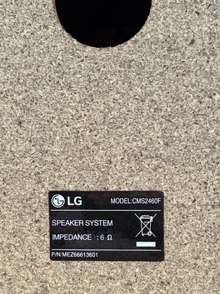 Altavoces LG 50W Negros