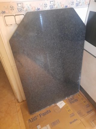 Losa de mármol  110 largo x 75 ancho x 2 grosor