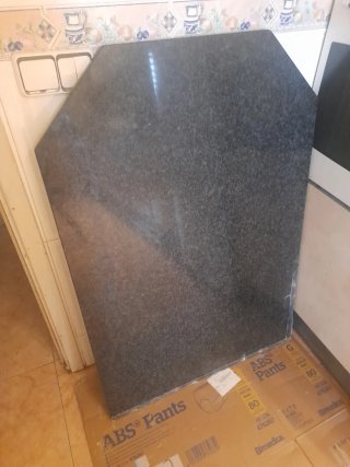 Losa de mármol  110 largo x 75 ancho x 2 grosor