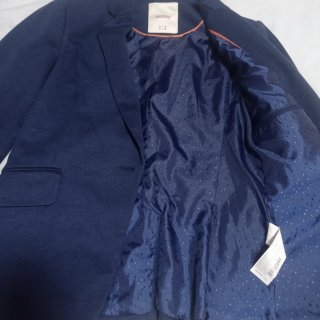 Blazer azul juvenil