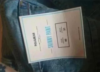 Jeans Hombre Talla M Azul ( 38 ) Sin Estrenar