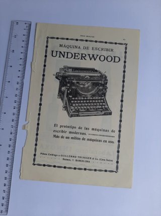 Lote 16 Anuncios Antiguos Máquinas Escribir