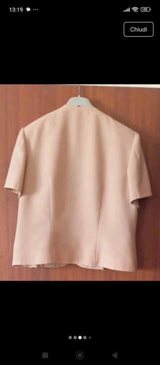 Completo donna vintage 100% lino fatto a mano