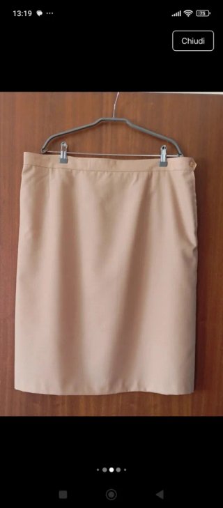 Completo donna vintage 100% lino fatto a mano