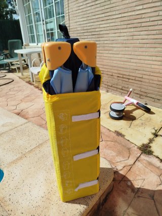 Cuna de viaje plegable+colchón