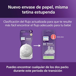 Philips Avent tetina biberón anticólicos natural