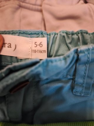 6 Pantalones Cortos Talla 110-116