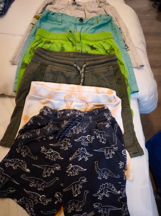6 Pantalones Cortos Talla 110-116