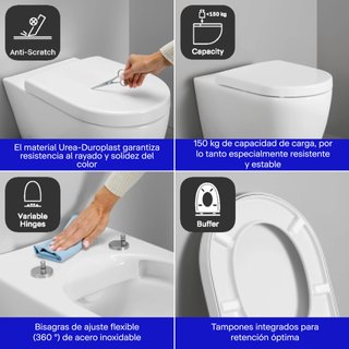 Asiento WC Duravit Universal Cierre Suave