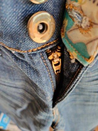 Jeans Francomina donna vintage blu