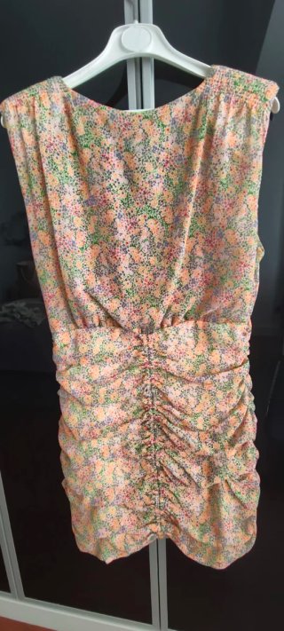 Vestido floral Zara multicolor