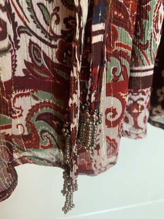 Vestido corto Zara estampado XS, S