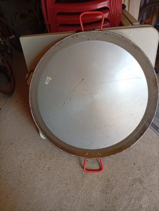 Paellera 80 cm nueva
