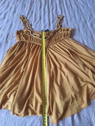 Top Zara Collection tirantes dorados