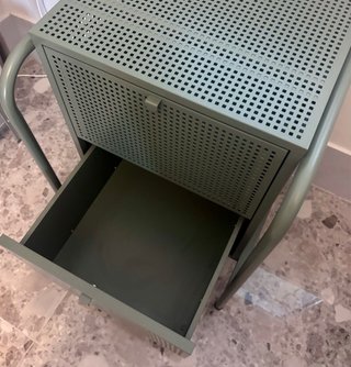 Cajonera Metálica Verde IKEA descatalogada