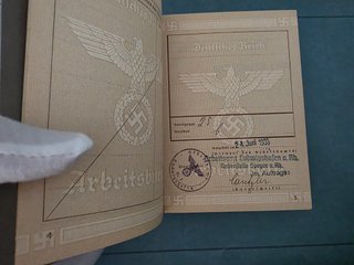 Arbeitsbuch IIWW Tercer Reich Werner Schmidt 1938