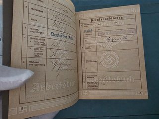 Arbeitsbuch IIWW Tercer Reich Werner Schmidt 1938