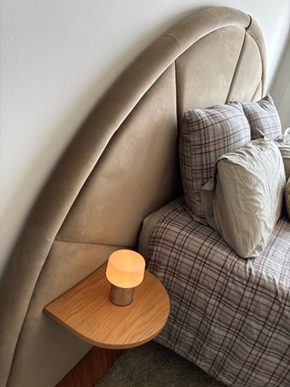 Cabecero terciopelo verde oliva Maisons du Monde