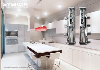 Syskor colgador ajustable soporte muebles cocina