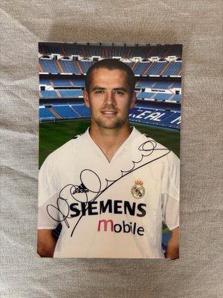 4 Fotos Firmadas jugadores Real Madrid históricos
