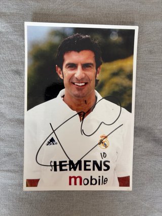 4 Fotos Firmadas jugadores Real Madrid históricos