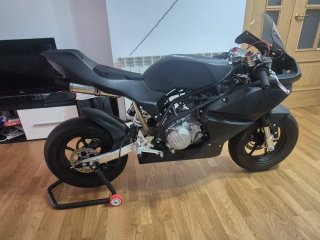 MiniGp Shark 190 - Moto Deportiva Negra