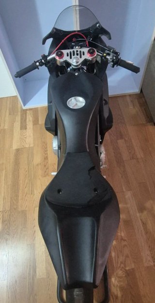 MiniGp Shark 190 - Moto Deportiva Negra
