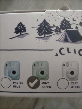 Cámara Instax Mini 12 verde menta Fujifilm Nueva