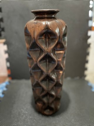 Jarrón decorativo marrón