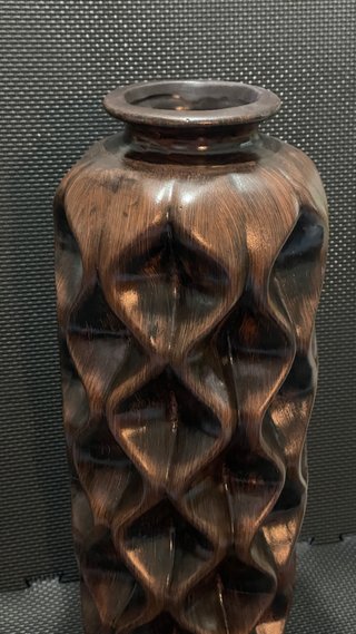 Jarrón decorativo marrón