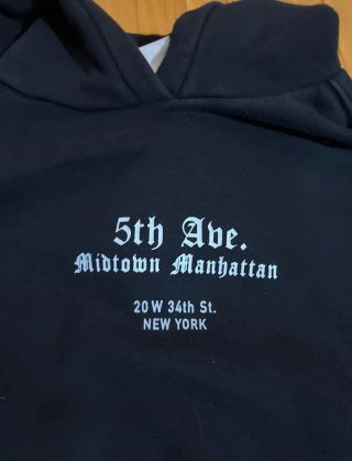 Sudadera Bershka Negra Talla L