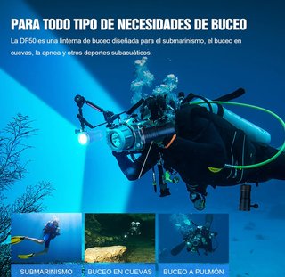 Linterna de Buceo TrustFire DF50