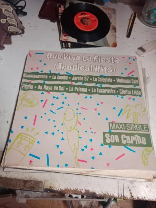 Vinilo Maxi Single Son Caribe Que Viva La Fiesta