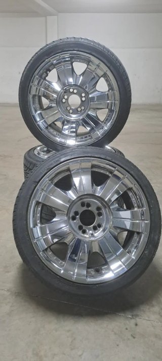 Llantas 17 Cromadas 5 Tornillos
