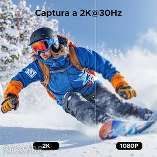 UGREEN Capturadora Video HDMI 4K a USB-A/C 2K