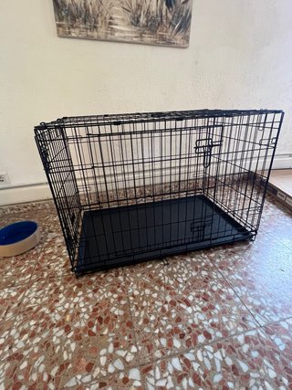 Jaula Perro Mediano Negra